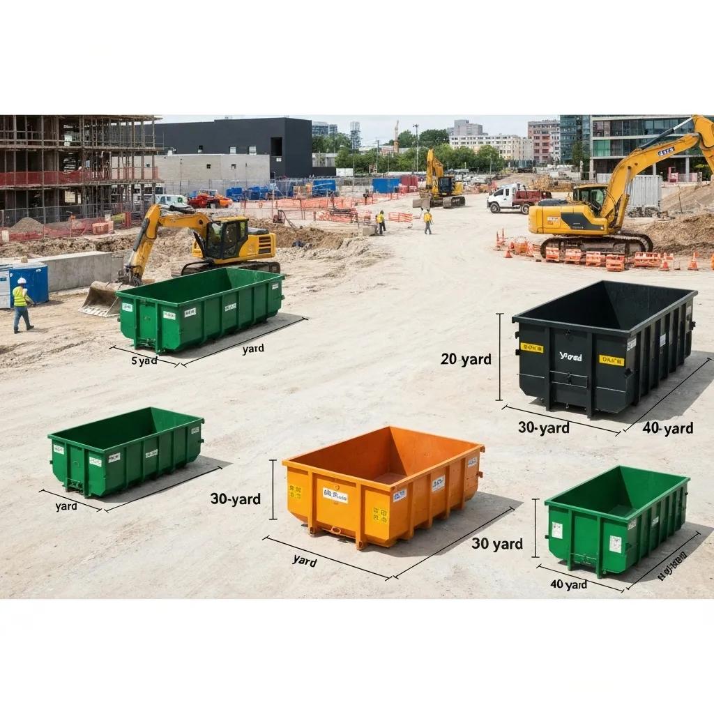 A local dumpster rental service team member delivering a dumpster to a Queens residential property, illustrating the rental process