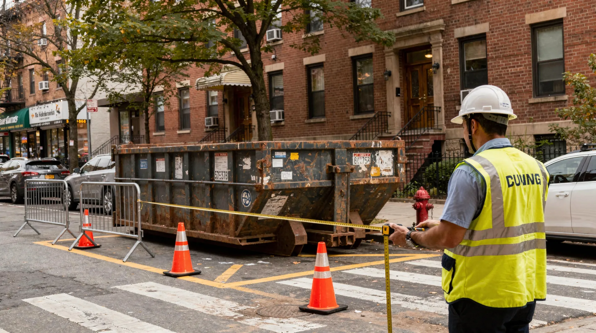 Dumpsters placed on public streets in Queens require permits to remain compliant with New York