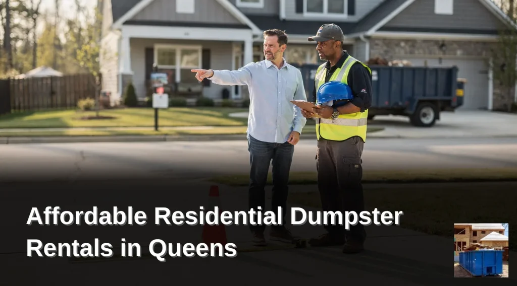 Dumpster pricing in Queens varies by zip code, so getting an accurate quote requires confirming