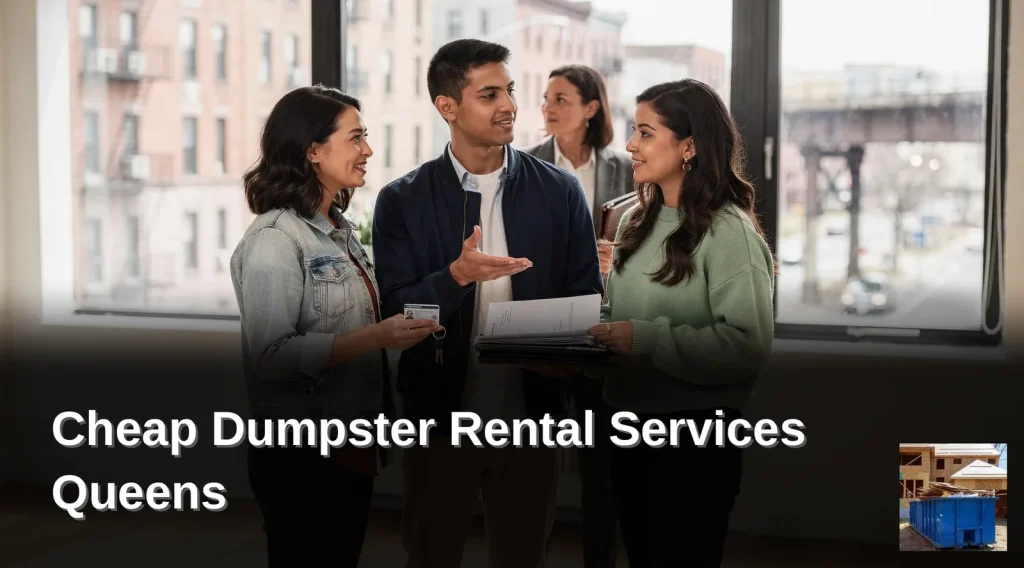 Roll-off dumpster prices in Queens typically range from $525 to $835, averaging around $690.; Budget-friendly